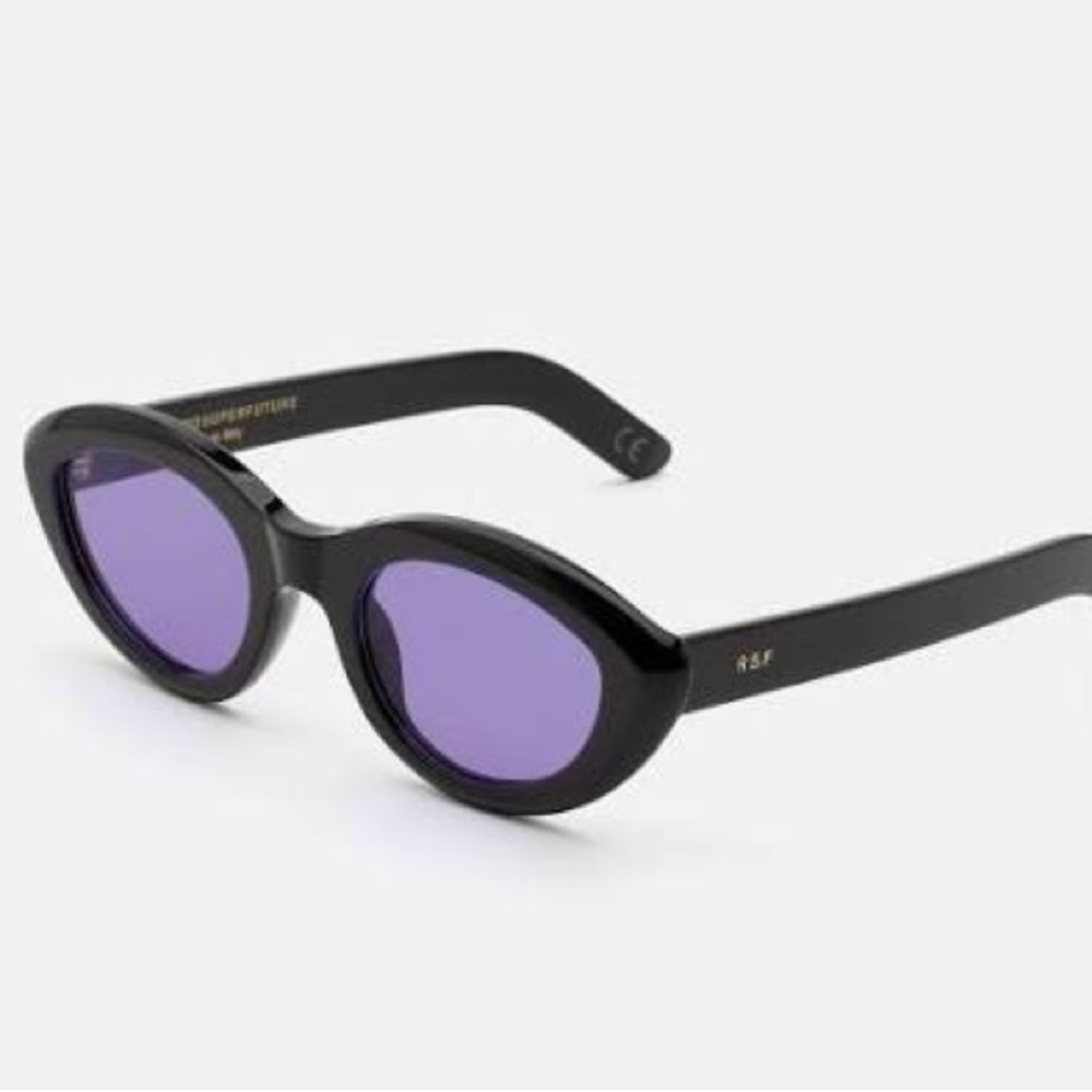 RetroSuperFuture Cocca Frame with Purple Lenses Sunglasses